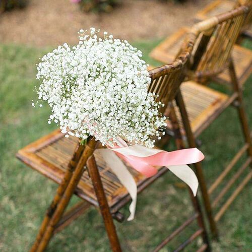 1-5Pcs White Babys Breath Artificial Flowers Gypsophila Plas