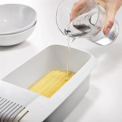 Microwave Noodles Pasta Cooker With Strainer Eco-Friendly Pl