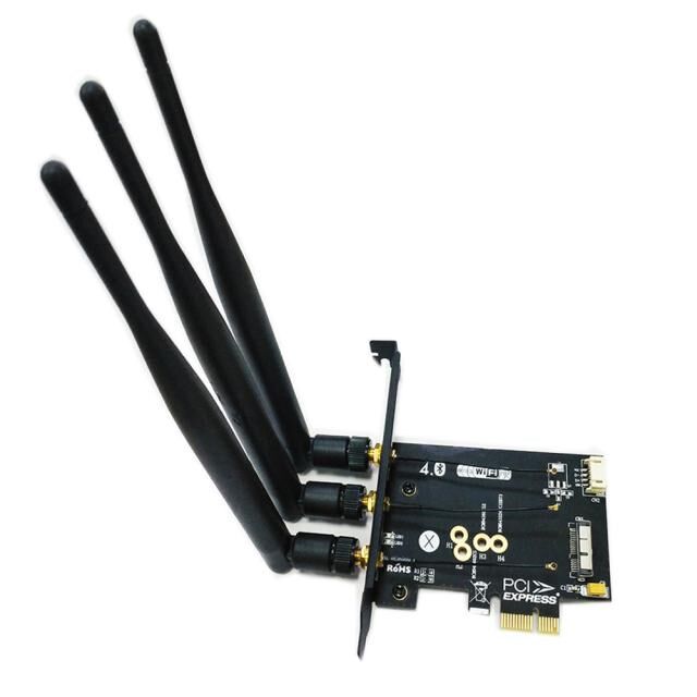 Broadcom BCM943602CS Desktop Dual Band 802.11 AC PCI-E Wi-Fi - 实物图
