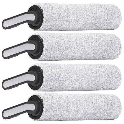 4 Piece Replacement Brush Rollers As Shown Plastic For