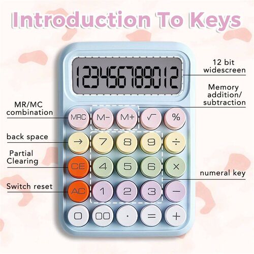 Calculator Dopamine Candy Color High Value Multifunctional