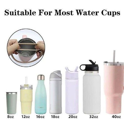 Silicone Water Bottle Sling Carrier Holder Soft Anti-slip