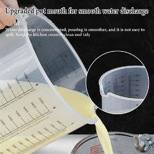 Large Capacity 2.4L Baking Measuring Cup With Lid