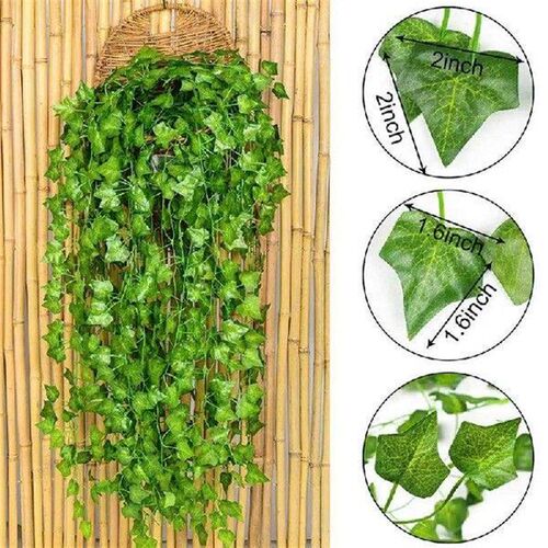 Artificial Green Ivy Leaf Rattan Creeper Leaves Vine