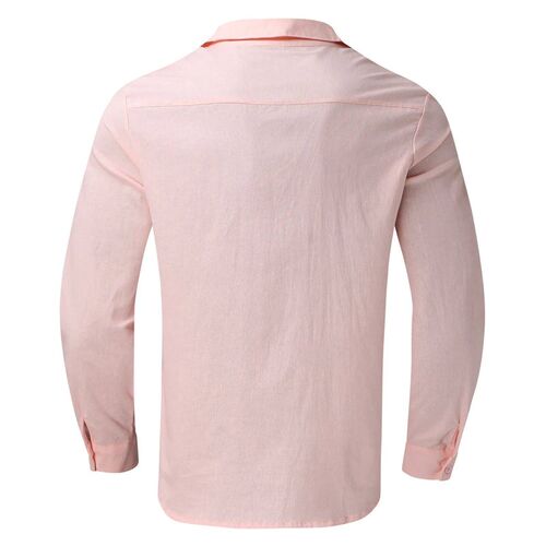 Hot Male Summer Plus Size Shirt Solid Casual Oversized Loose
