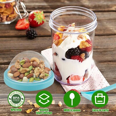 Yogurt Oatmeal Container Overnight Oats Container With Lid A