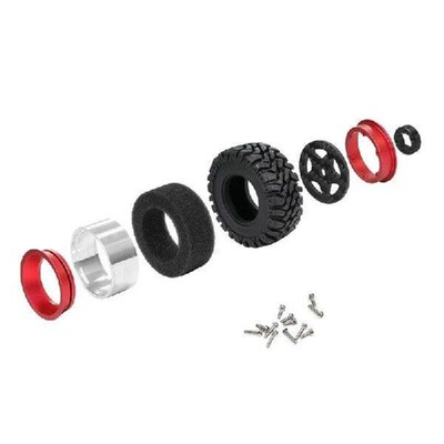 Set of 4 Remote Control Wheel Tires for Crawlers Car Model