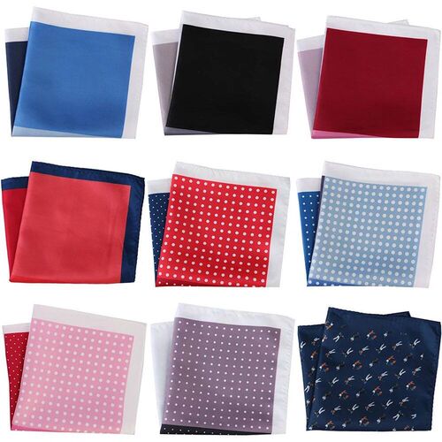 Tailor Smith Mens Luxury Suit Pocket Squares 30x30cm Large