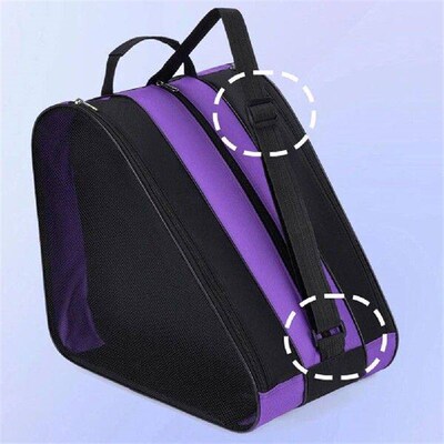 Roller Skate Bag Ice Skate Shoes Bag Adjustable Strap