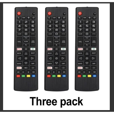 3Pcs Universal Remote Control Akb75675304 for  Smart Tv Mode