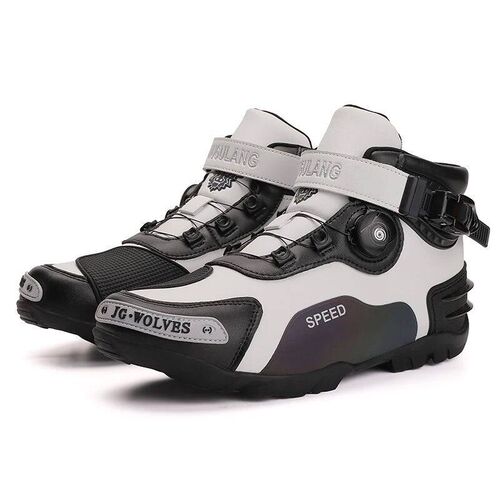 Men Women Motorcycle Boots Knight Outdoor Riding Anti-slip W