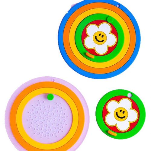 Rainbow Two-in-One Drain Cover for Bathrooms: Odor-Preventin