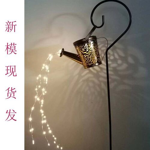 Spot Solar Rose Kettle Lamp Solar Silver Wire Lamp 60 Lamp