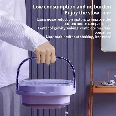 Portable washing machine,Mini Washer 8L foldable Washer