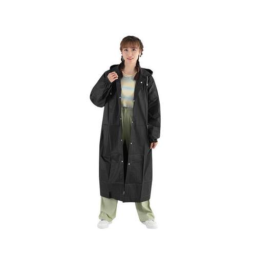 durable thick EVA women men raincoat waterproof cap poncho