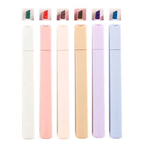6pcs/Lot Highlighter Pen Set Pastel Fluo For School Text Mar