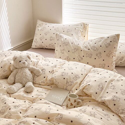 Class A Double-layer Yarn Four-piece Student Dormitory Beddi