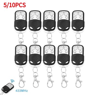 5/10pcs 433MHz Smart Copy Duplicator Remote Control 4 Button
