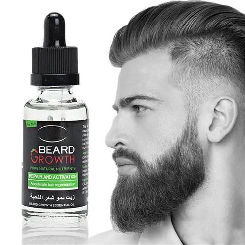 Mens Facial Hair Grow Thick Beard Growth  Essential Oil