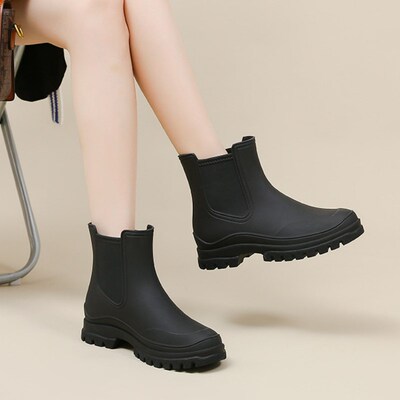 Rain Boots Women Chelsea Rain Boots Womens Galoshes Waterpro