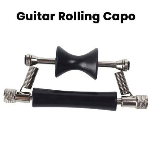 Metal Guitar Capo Black Universal Sliding Moving Capo Folk