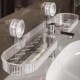 Organizer Drill Suction Shelf Bathroom Faucet Toilet Cup