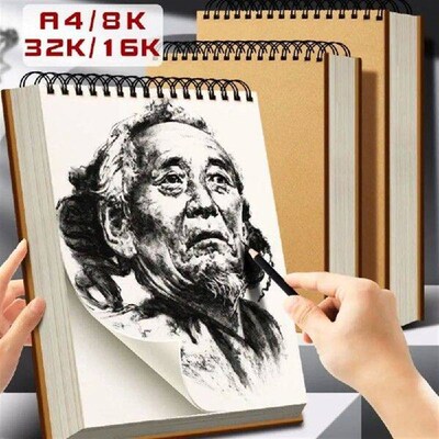 Simple Kraft Paper Art  A4/8K/16K/32K/A3 Flip-up