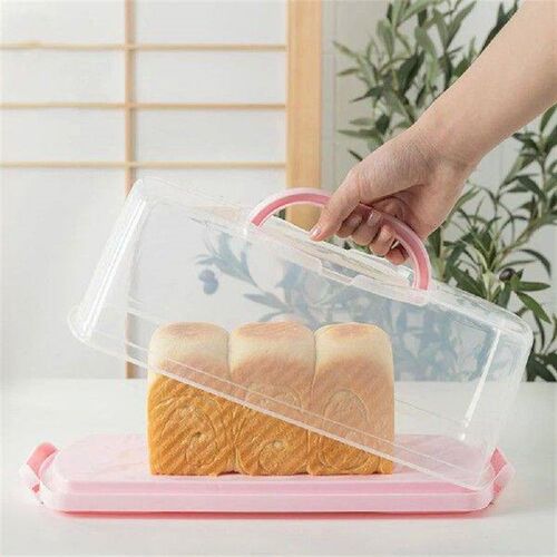 Portable Pie Carrier Bread Storage Box Bead Holder Toast