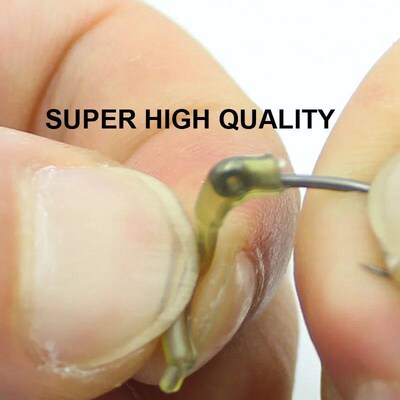 30pcs Carp Fishing Accessories Rubber Hook Sleeve Line Align