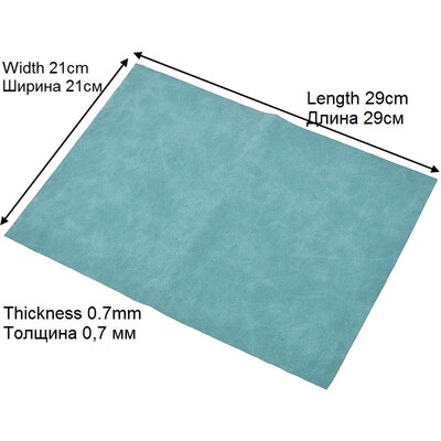Lychee Life 21x29cm A4 Faux Suede PU Leather Fabric For Garm