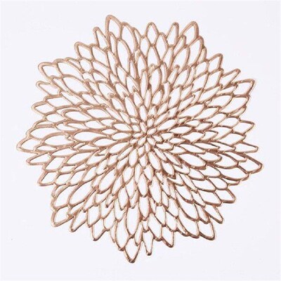 4x Hollow Round Cable Placemats Wide Application Sturdy And