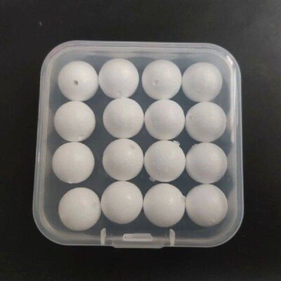 16pcs 2024 12mm Carp Fishing Bait Boilie Carp Hair Zig Rig