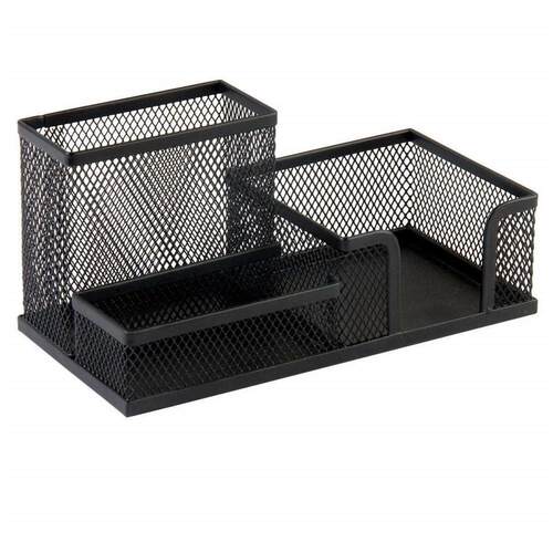 Large Capacity Multi-functional Simple Office Metal Mesh Pen