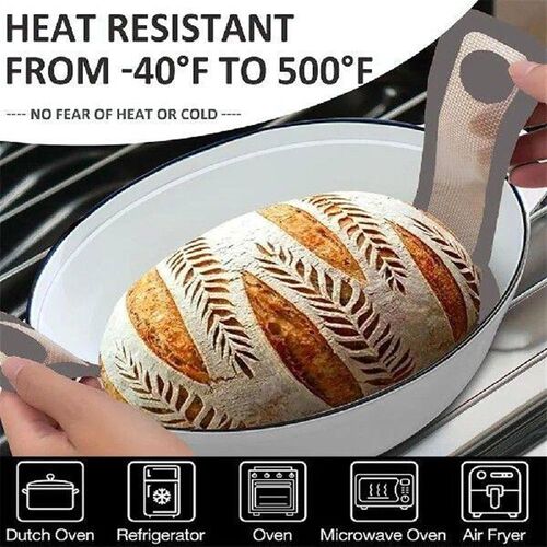 2Pcs Baking Mat for Dutch Oven Dough Transfer Pad Reusable