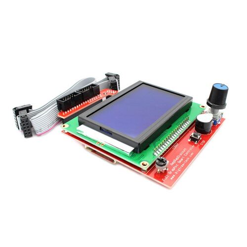 12864 Display LCD 3D Printer Controller +Adapter For RAMPS 1
