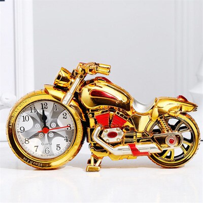 Alarm clock Motorcycle alarm clock Creative alarm clock Stud