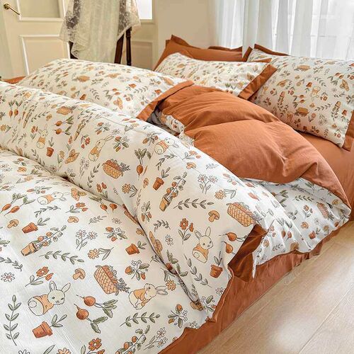 Dream for a long time small fresh wash cotton four-piece set