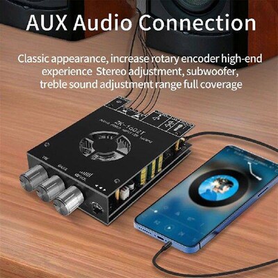 Signal Receiver Stereo Board Audio Amplifier Compact Size