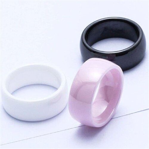 Wedding Rings For Women  Ceramic Rings With Smooth
