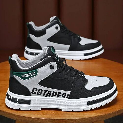 Fashion Men PU Leather Casual Shoes Spring Breathable Comfor