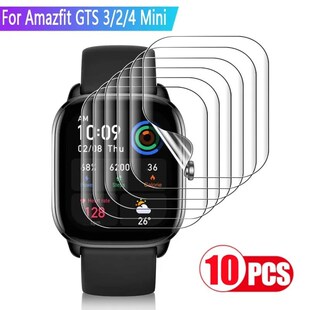 GTS 10Pcs For 2Mini TPU Mini Soft Scre Film GTS4 Amazfit