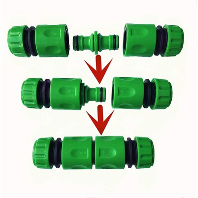 Garden Watering Hose ABS Quick Connector 1/2 End Double Ma