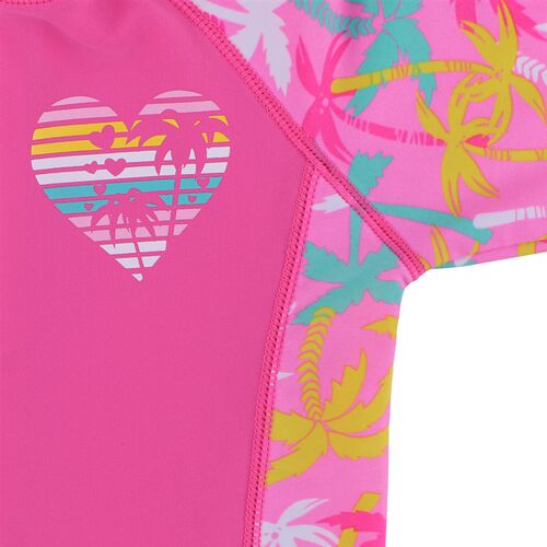 BAOHULU 1-11 Yrs Kids Swimwear Girls Short Sleeve Swimsuit O