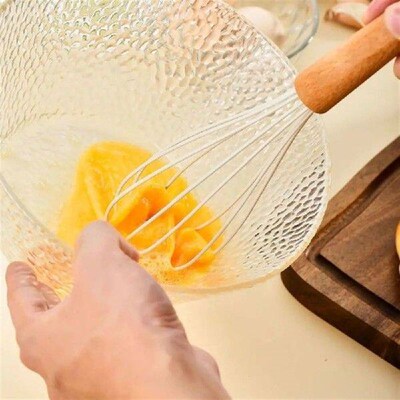 Silicone Cooking Spatula Set Wood Long Handle Heat