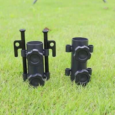Portable Awning Rod Holder Outdoor Camping Canopy Rod Metal