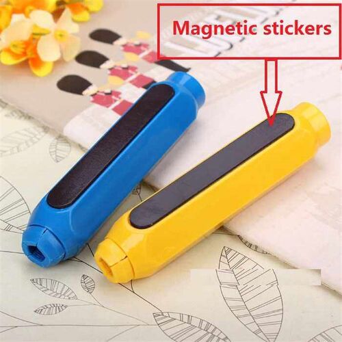 [] 4pcs/lot Dustless Chalk Holders magnetic Holder Pen Porta