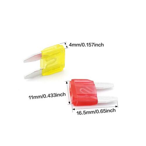 120Pcs  Car Fuse Set Profile Small Size Blade Car Fuse Asso