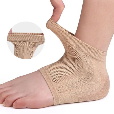 Mesh Gel Silicone Heel Socks Foot Cover Moisturizing Anti-we