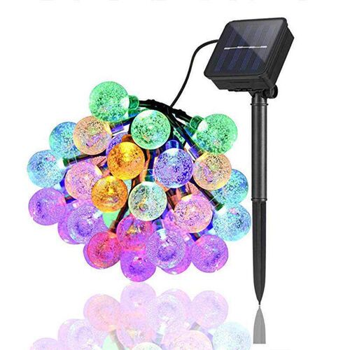 10M 50Led Solar Powered Bulbs Led String Lights for Outdoor
