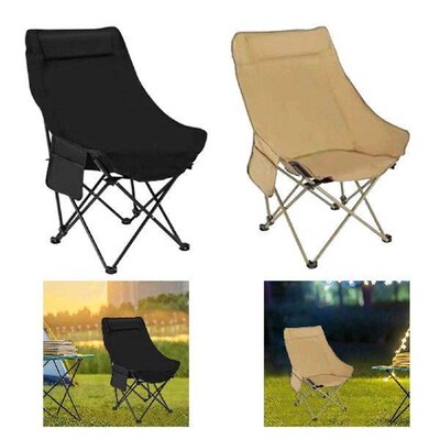 Foldable Chair Multi-scenario Solid Camping Gear for Garden